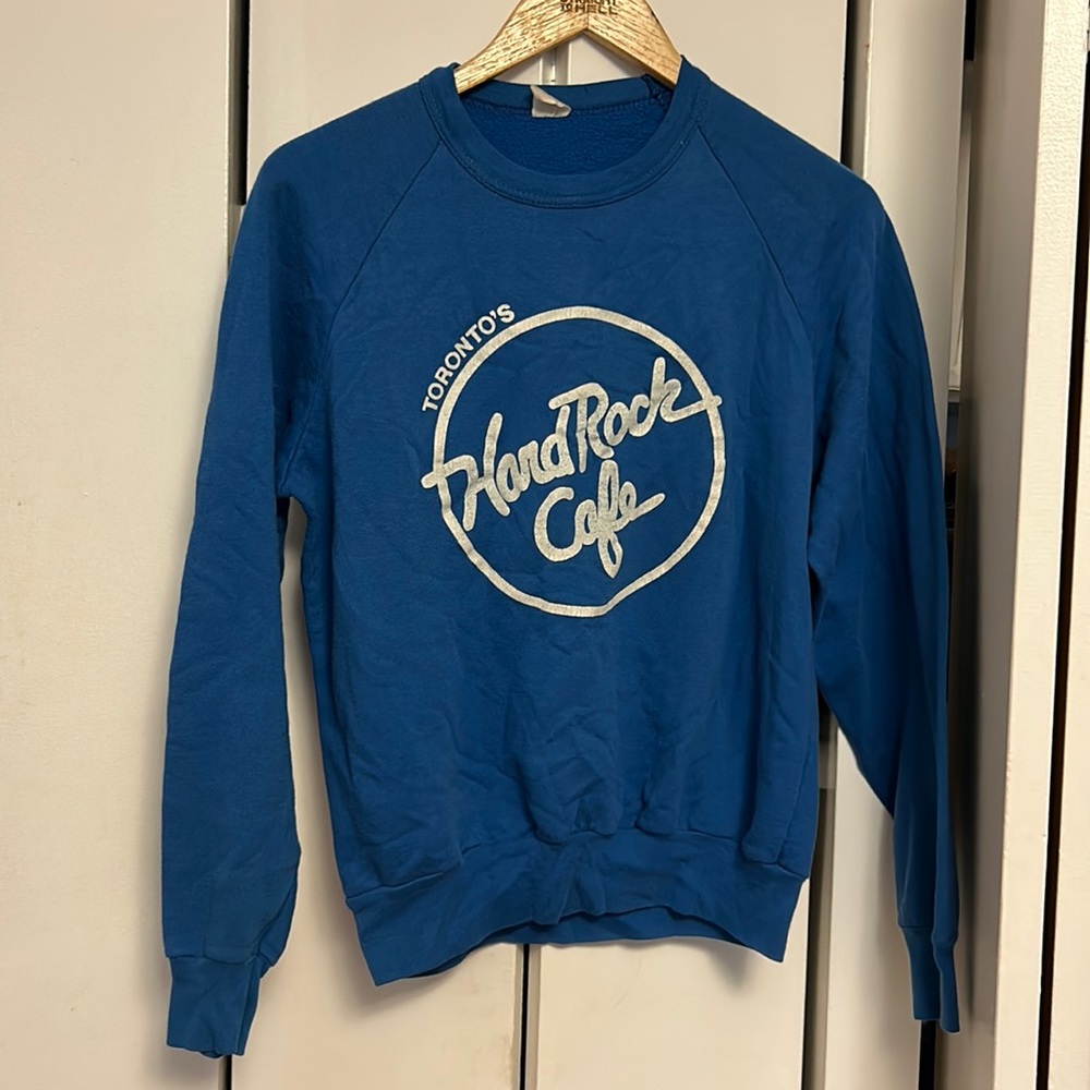 80s Toronto Hard Rock Cafe crewneck sweater ⚡️